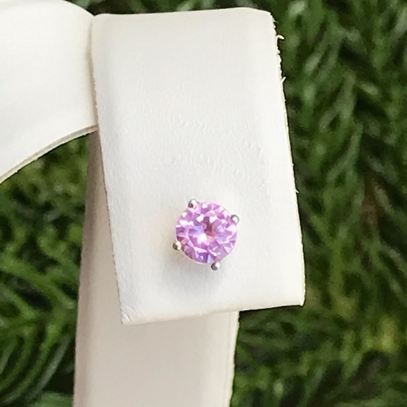 Chuck Clemency 14k Pink Sapphire Stud Earrings - Picture 5 of 14